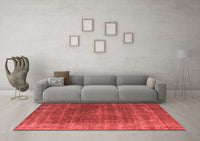 Machine Washable Oriental Red Industrial Rug, wshurb2892red