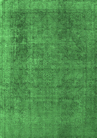 Oriental Emerald Green Industrial Rug, urb2893emgrn