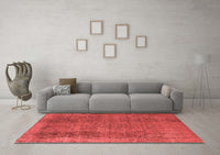 Machine Washable Oriental Red Industrial Rug, wshurb2893red