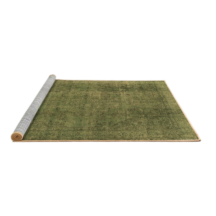 Sideview of Machine Washable Oriental Brown Industrial Rug, wshurb2893brn
