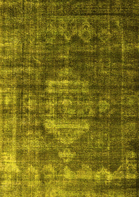 Oriental Yellow Industrial Rug, urb2894yw