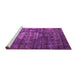 Sideview of Machine Washable Oriental Pink Industrial Rug, wshurb2894pnk