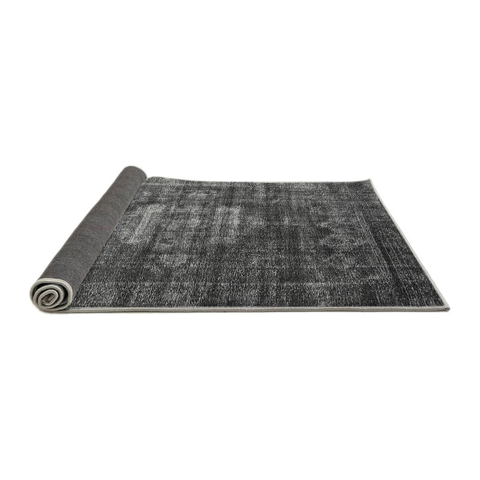 Sideview of Oriental Gray Industrial Rug, urb2894gry