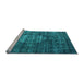 Sideview of Machine Washable Oriental Light Blue Industrial Rug, wshurb2894lblu