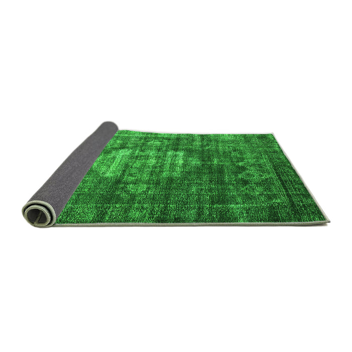Sideview of Oriental Green Industrial Rug, urb2894grn