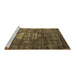 Sideview of Machine Washable Oriental Brown Industrial Rug, wshurb2894brn