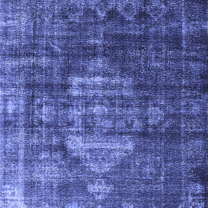Machine Washable Oriental Blue Industrial Rug, wshurb2894blu