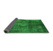 Sideview of Oriental Green Industrial Rug, urb2895grn