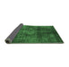 Sideview of Oriental Emerald Green Industrial Rug, urb2895emgrn