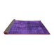 Sideview of Oriental Purple Industrial Rug, urb2895pur