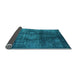 Sideview of Oriental Light Blue Industrial Rug, urb2895lblu