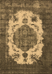 Oriental Brown Industrial Rug, urb2896brn