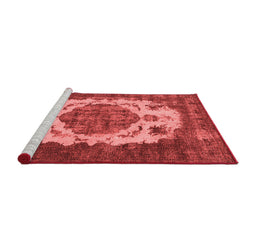 Industrial Red Washable Rugs