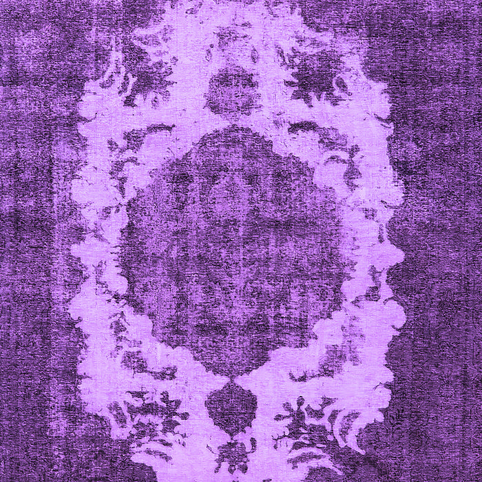 Machine Washable Oriental Purple Industrial Area Rugs, wshurb2896pur