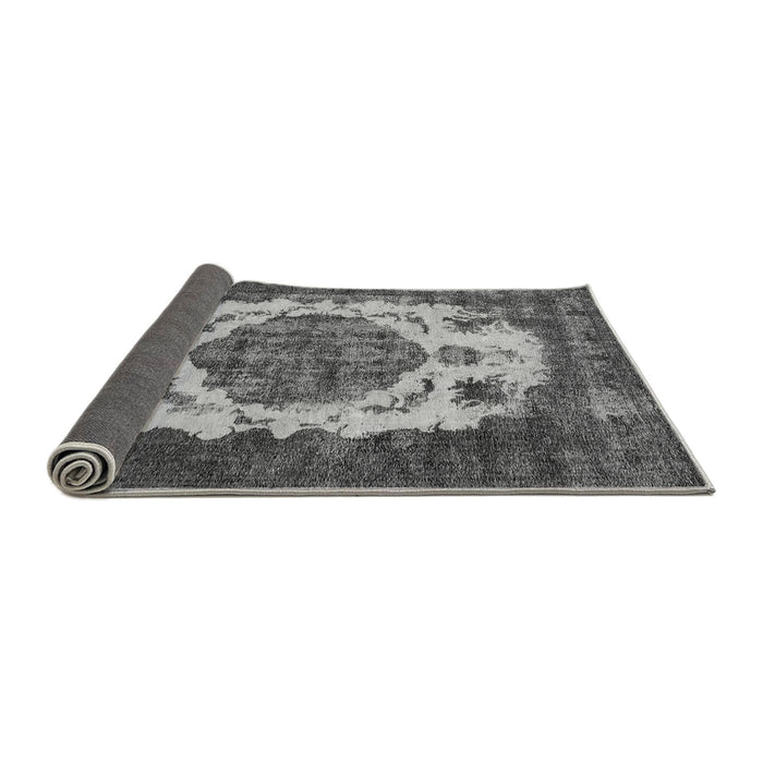 Sideview of Oriental Gray Industrial Rug, urb2896gry