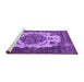 Sideview of Machine Washable Oriental Purple Industrial Area Rugs, wshurb2896pur