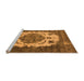 Sideview of Machine Washable Oriental Orange Industrial Area Rugs, wshurb2896org