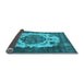 Sideview of Oriental Light Blue Industrial Rug, urb2896lblu