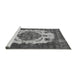 Sideview of Machine Washable Oriental Gray Industrial Rug, wshurb2896gry