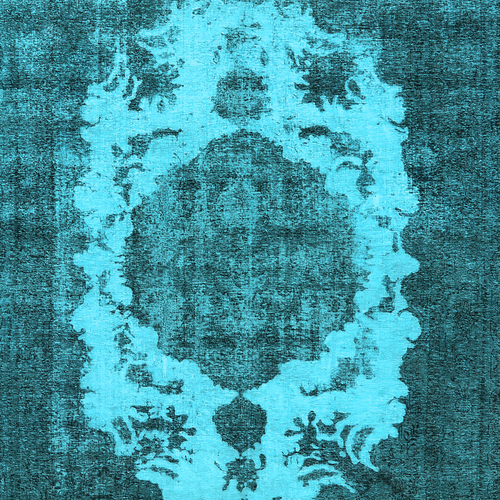 Oriental Light Blue Industrial Rug, urb2896lblu