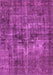 Machine Washable Oriental Pink Industrial Rug, wshurb2897pnk
