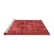 Industrial Red Washable Rugs