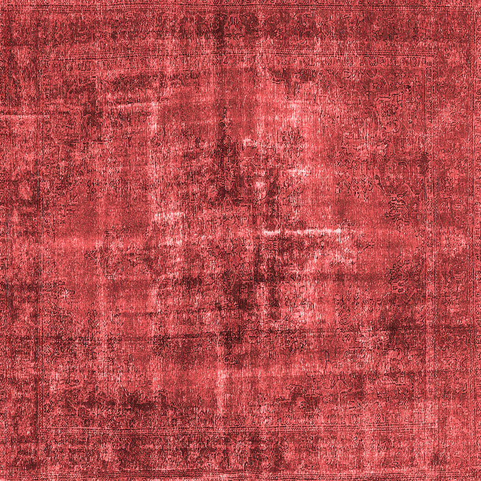 Machine Washable Oriental Red Industrial Rug, wshurb2897red