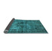 Sideview of Oriental Light Blue Industrial Rug, urb2897lblu