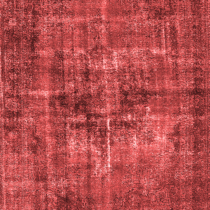 Machine Washable Oriental Red Industrial Rug, wshurb2897red
