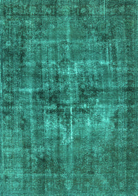 Oriental Turquoise Industrial Rug, urb2897turq