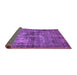 Sideview of Oriental Purple Industrial Rug, urb2897pur