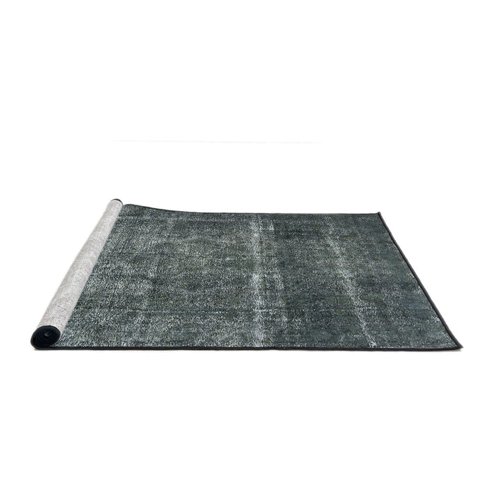 Sideview of Machine Washable Industrial Modern Light Slate Gray Rug, wshurb2898