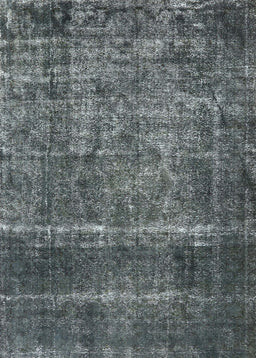 Mid-Century Modern Light Slate Gray Oriental Rug, urb2898