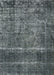 Mid-Century Modern Light Slate Gray Oriental Rug, urb2898