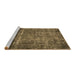 Sideview of Machine Washable Oriental Brown Industrial Rug, wshurb2898brn