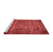 Industrial Red Washable Rugs