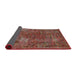 Sideview of Mid-Century Modern Red Oriental Rug, urb2899