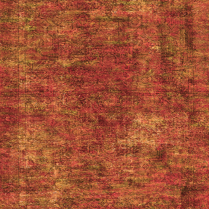 Oriental Orange Industrial Rug, urb2899org