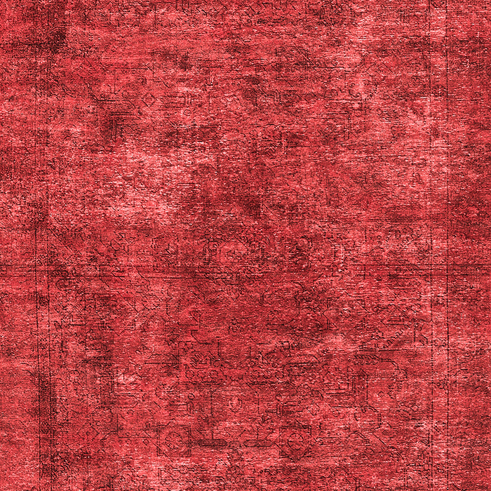 Machine Washable Oriental Red Industrial Rug, wshurb2899red
