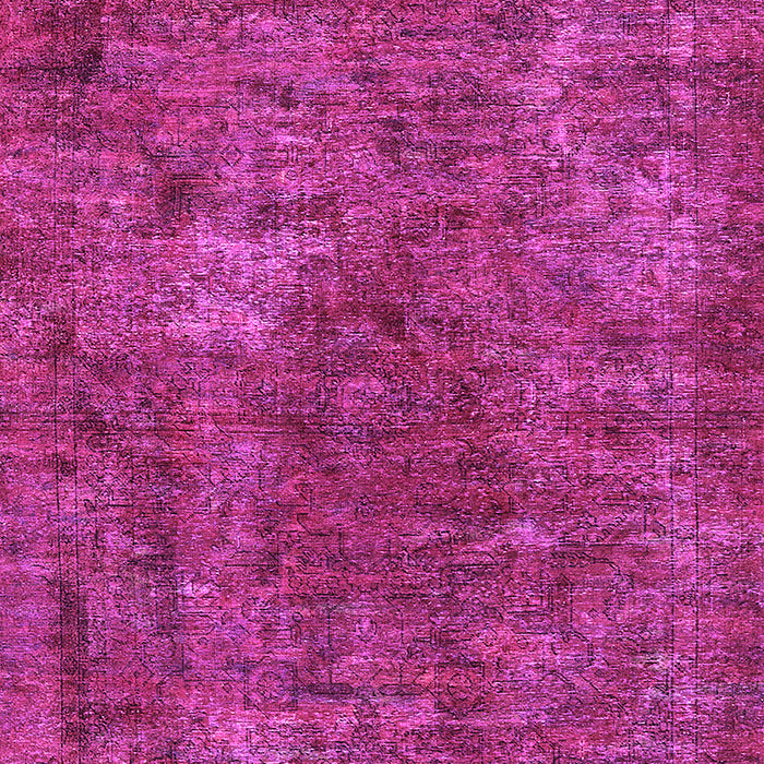 Machine Washable Oriental Pink Industrial Rug, wshurb2899pnk