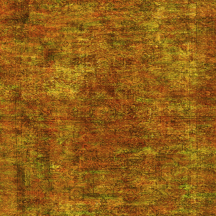 Oriental Yellow Industrial Rug, urb2899yw