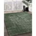 Machine Washable Industrial Modern Camouflage Green Rug in a Family Room, wshurb2900