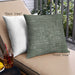 Front View of Mid-Century Modern Urban Square Camouflage Green Throw Pillow, 18 inch by 18 inch, pwurb2900