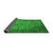 Sideview of Oriental Green Industrial Rug, urb2900grn