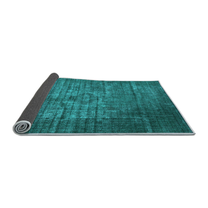 Sideview of Oriental Light Blue Industrial Rug, urb2900lblu