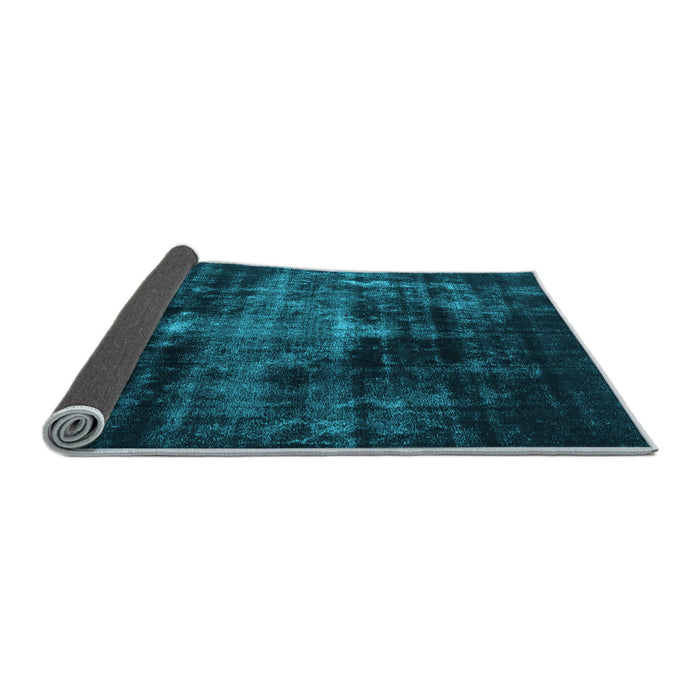 Sideview of Oriental Light Blue Industrial Rug, urb2901lblu