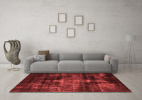 Machine Washable Oriental Red Industrial Rug, wshurb2901red