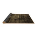 Sideview of Oriental Brown Industrial Rug, urb2901brn