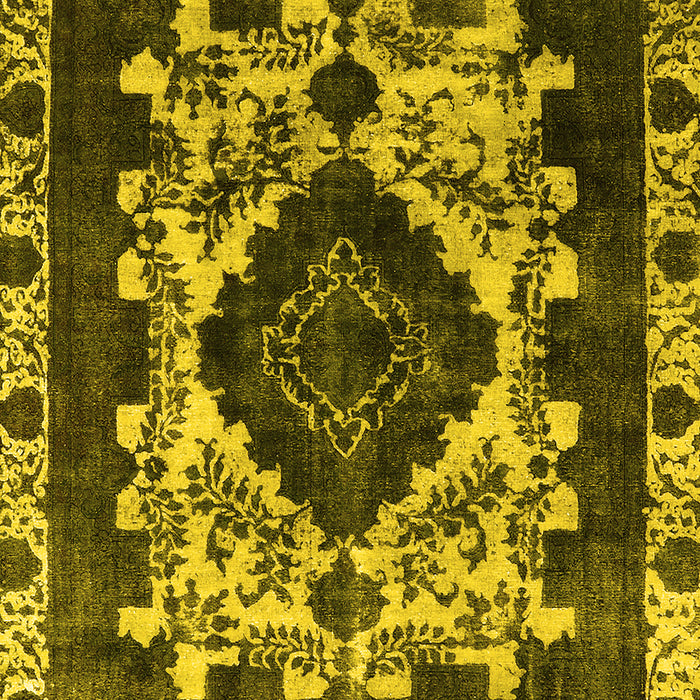 Oriental Yellow Industrial Rug, urb2902yw