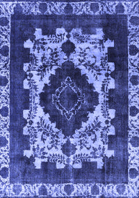 Oriental Blue Industrial Rug, urb2902blu